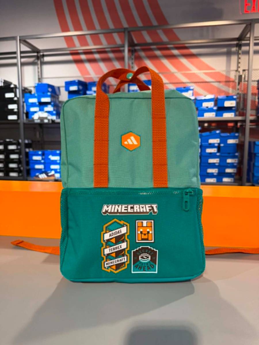 🎒 adidas TERREX × Minecraft 兒童後背包 ⛏️🌲