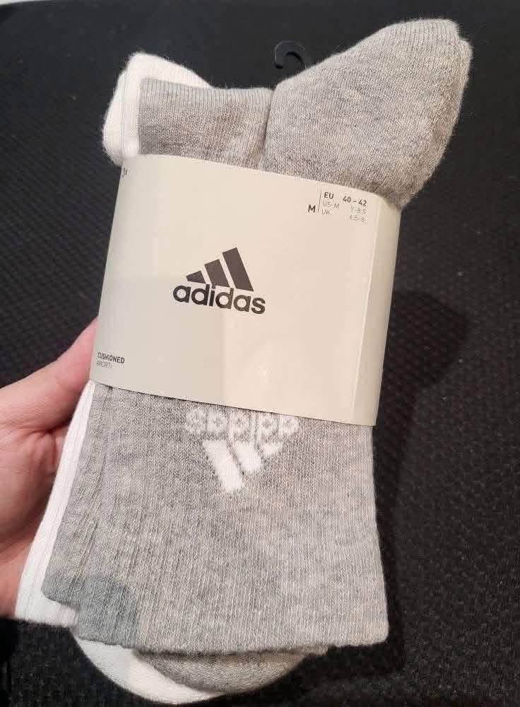 Adidas 三雙入中筒運動襪 🧦
