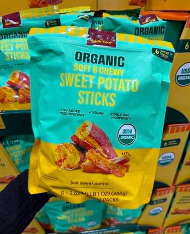 🍠 The Snak Yard 有機地瓜條（Organic Soft & Chewy Sweet Potato Sticks）
