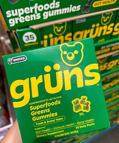 Grüns Superfoods Greens Gummies 超級食物營養軟糖 🌟