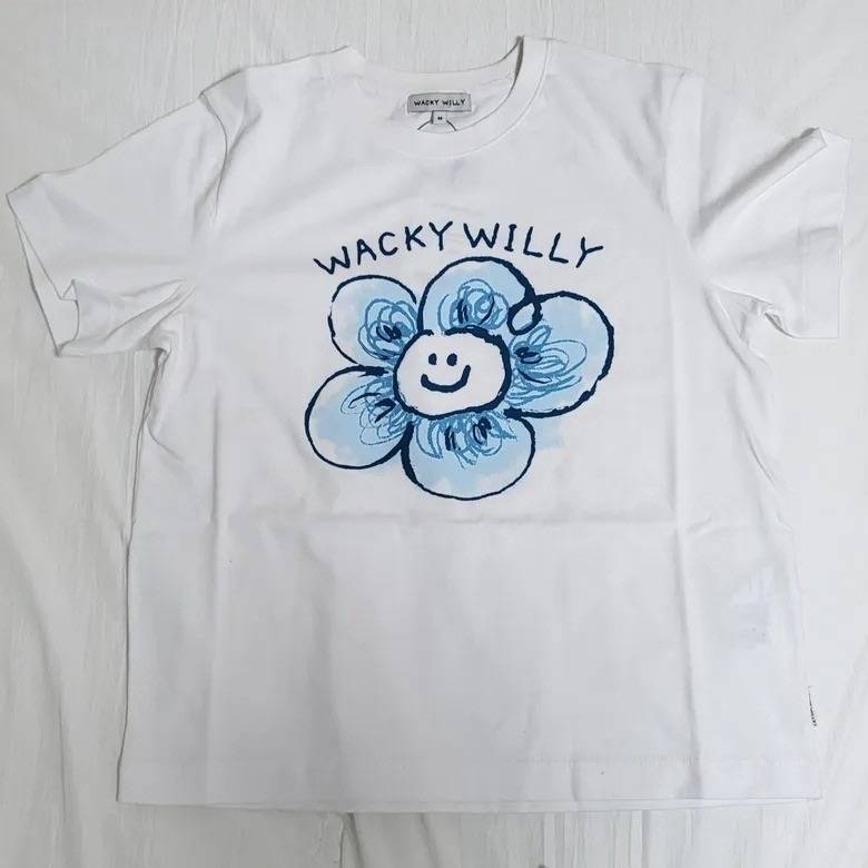 🌼 WACKY WILLY 微笑花朵印花短袖T恤｜韓系百搭必收款 🌼