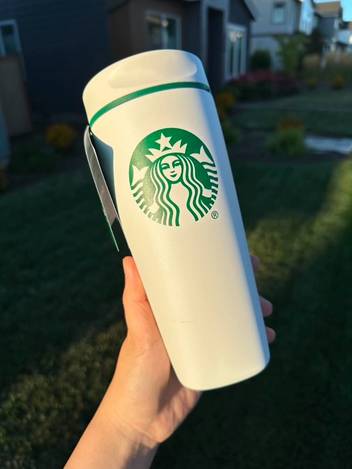 Starbucks × Owala SmoothSip 聯名保溫杯 ☕️🤍