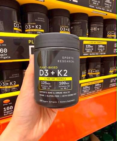 Sports Research 維生素強力組合 維生素D3+K2