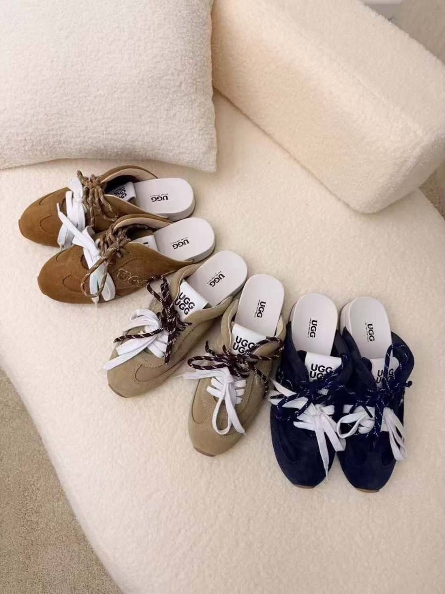 🇦🇺澳洲 UGG OZLANA Windsor Detail Mule 麂皮綁帶穆勒鞋 OZ7005