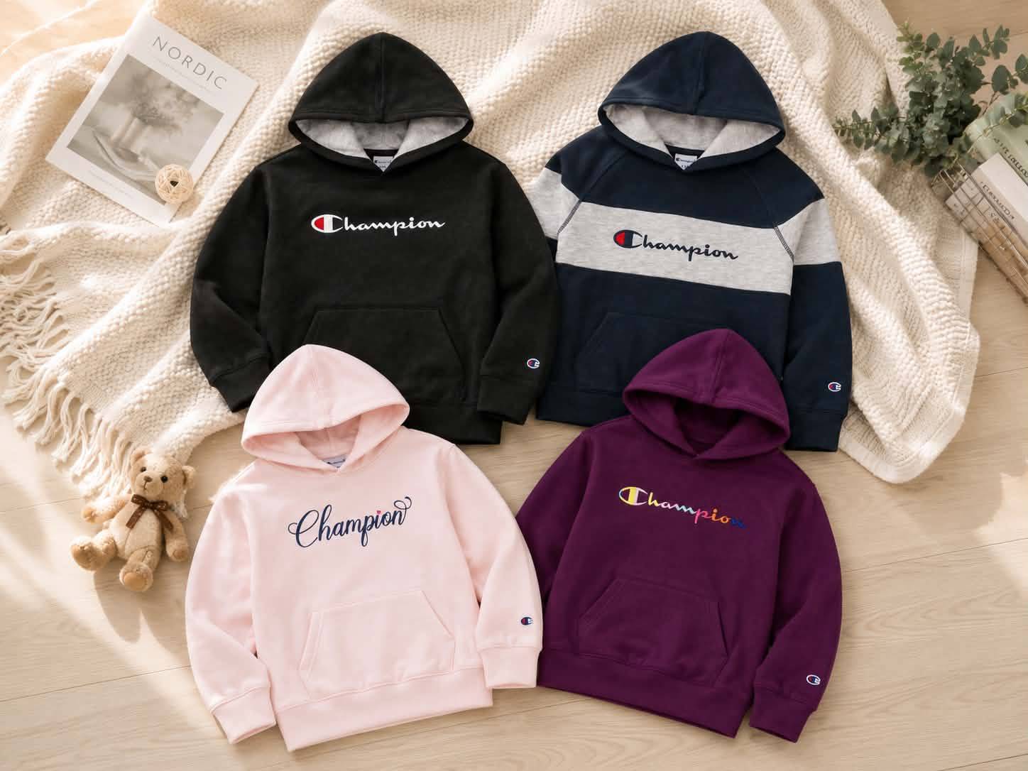 🇺🇸 Champion 兒童經典連帽T