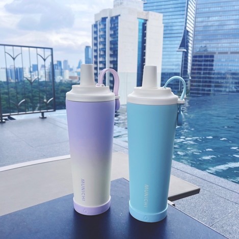 【MUNICHI 沐尼黑  830ML 陶瓷嚼嚼吸管杯 MR.MYCAP 