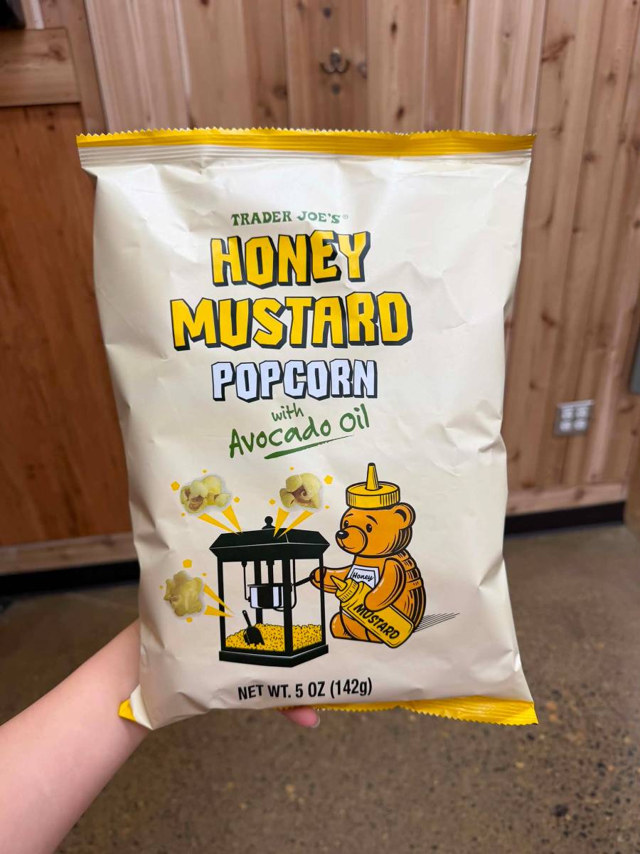 🍯 Trader Joe’s 蜂蜜芥末爆米花｜Honey Mustard Popcorn with Avocado Oil 🍿✨