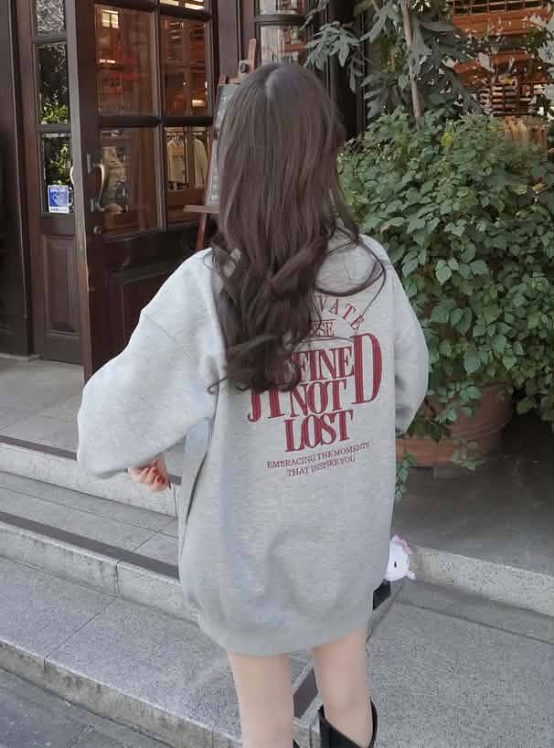 🇯🇵日本 GRL 字母印花寬鬆大學T