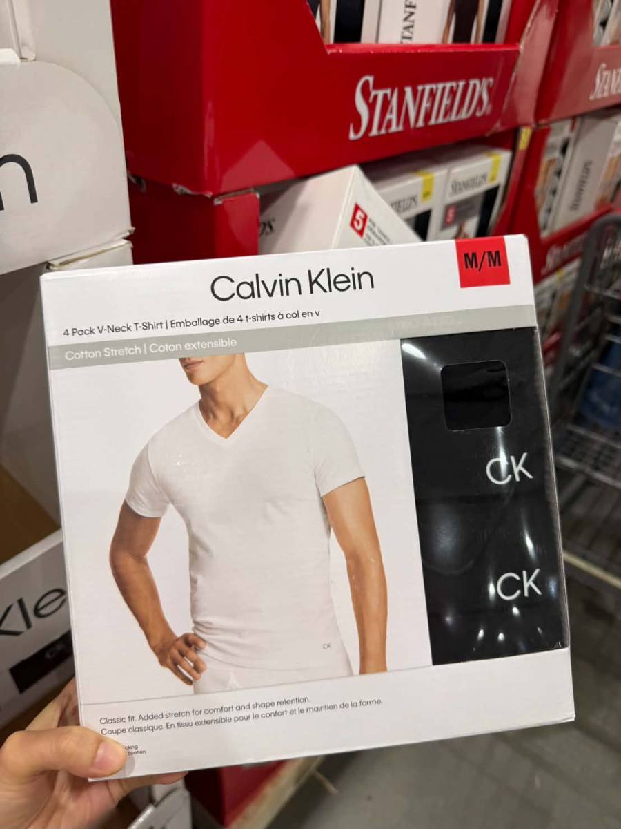 🇺🇸 Calvin Klein CK 男生V領短T 四件組🖤