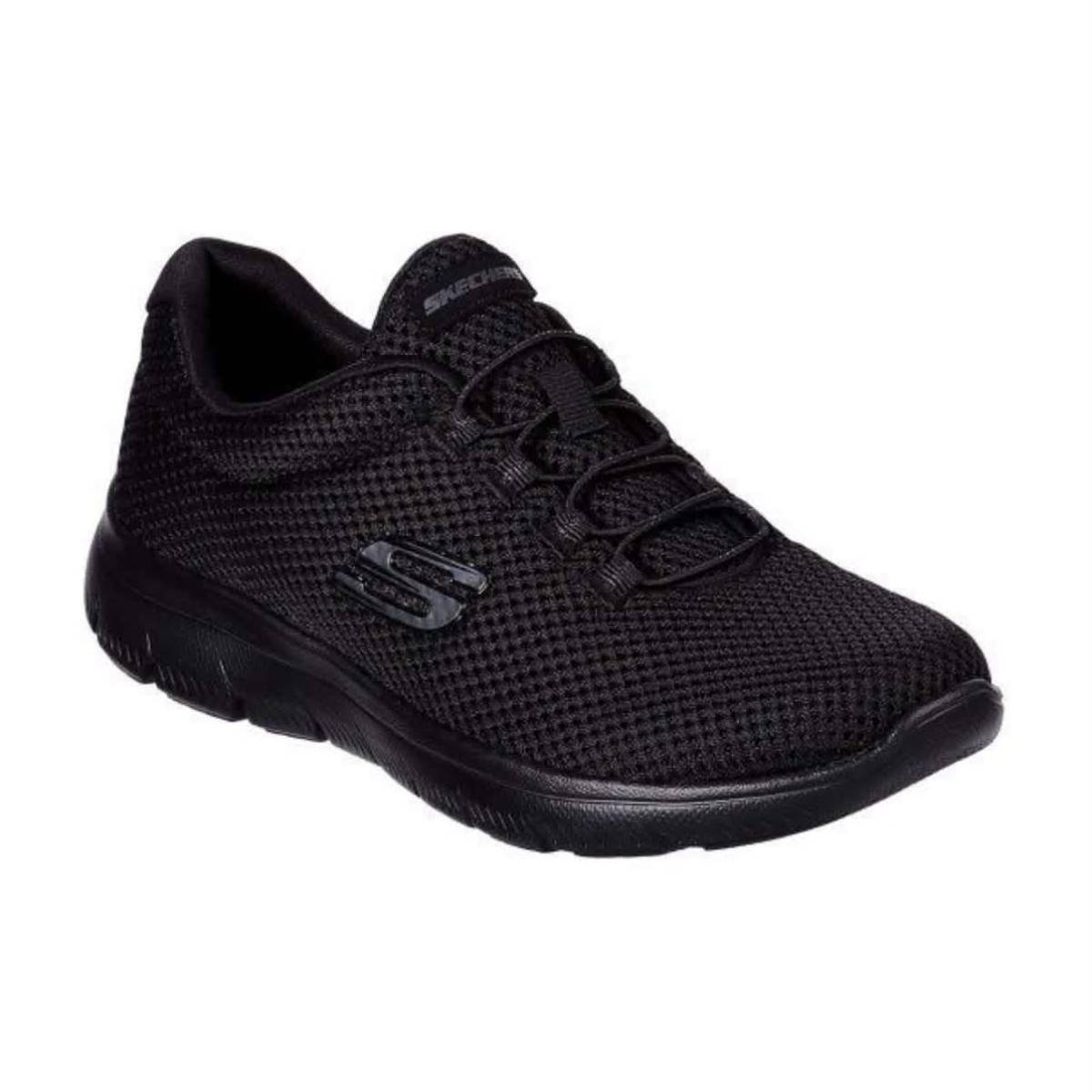 SKECHERS 全黑免綁帶懶人鞋🖤