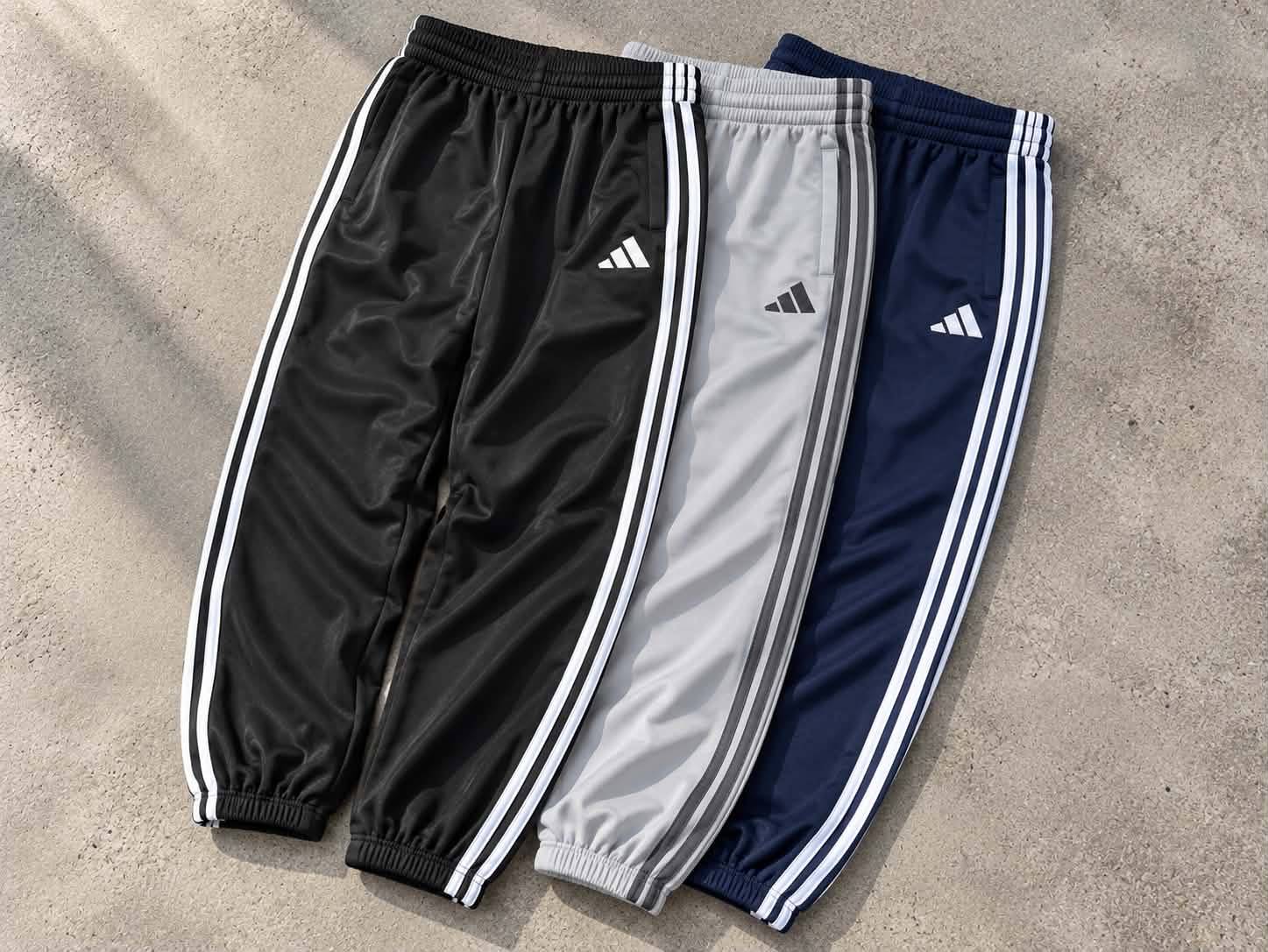 🇺🇸 adidas 男大童三線束口運動長褲