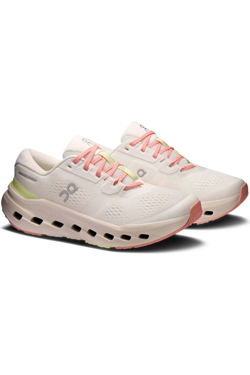 On Cloudrunner 3 女款跑鞋 奶油白×珊瑚粉活力配色 