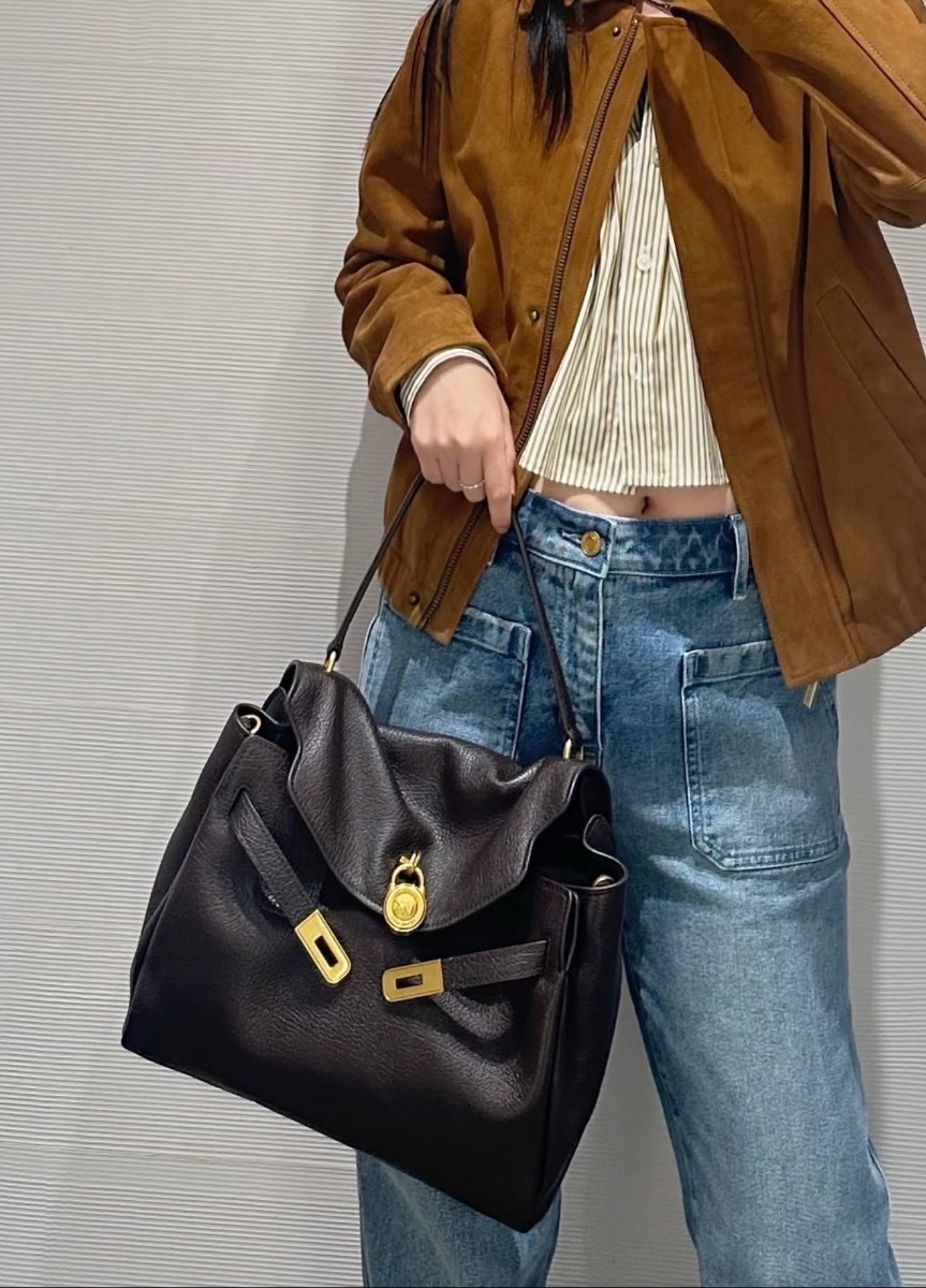 ✨ MICHAEL KORS Hamilton Soft 大款真皮手提包 ✨