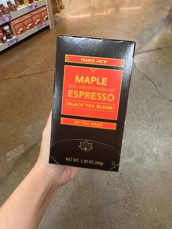 🍁 Trader Joe’s 楓糖濃縮咖啡紅茶茶包