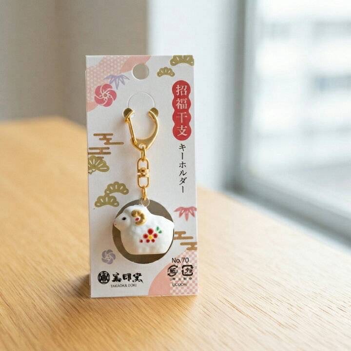 日本藥師窯🐑 招福小羊開運鑰匙圈