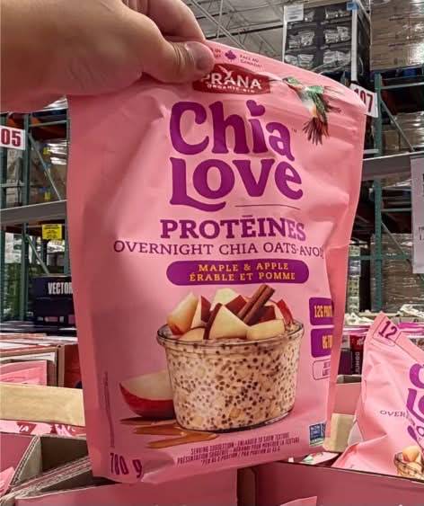 🇨🇦 PRANA Chia Love 楓糖蘋果奇亞籽燕麥 🍎🥣