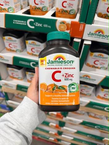 Jamieson維他命C＋鋅咀嚼錠
