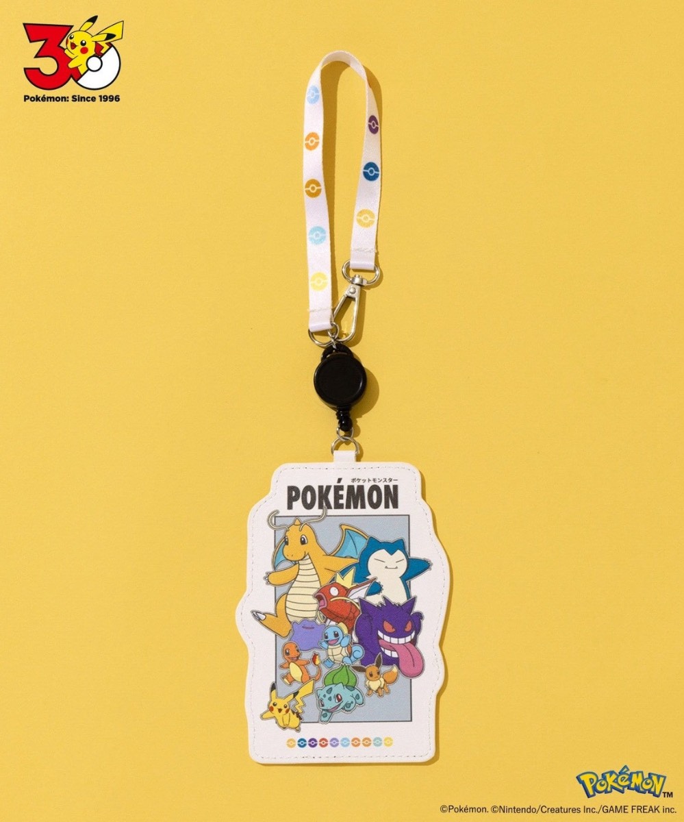 J10 🇯🇵 日本 3COINS × Pokémon 寶可夢30週年紀念聯名 經典角色伸縮掛繩證件套