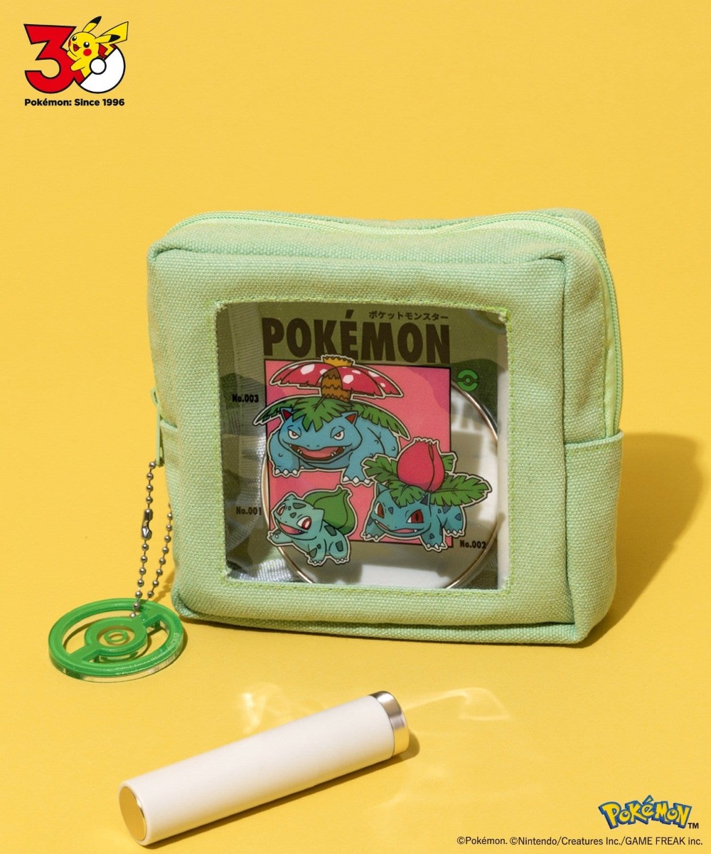 J10 🇯🇵 日本⚡️ Pokémon 寶可夢30週年限定系列 💛 初代寶可夢透明窗帆布收納包