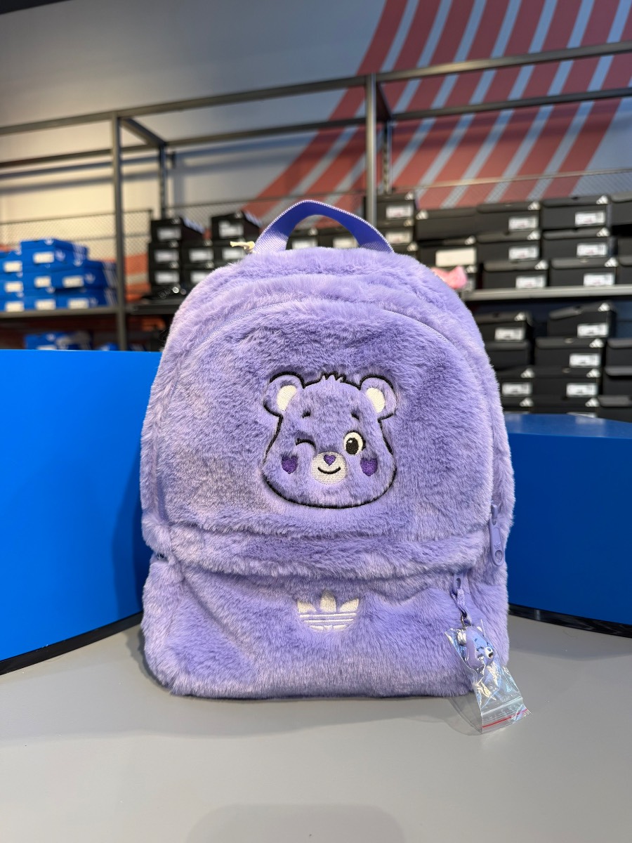 Adidas Originals × Care Bears 愛心小熊聯名後背包 💜🐻
