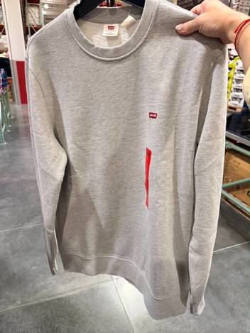 j10 Levi’s 經典小標刷毛上衣