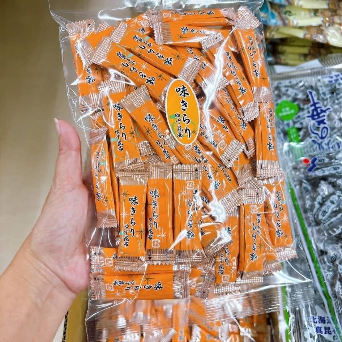 j10 🇯🇵 味きらり 北海道柚子昆布 🍊