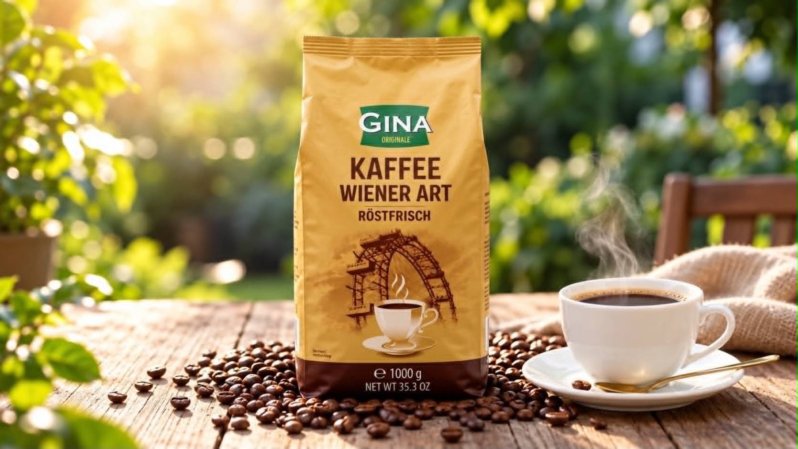 🇦🇹 奧地利 Gina 維也納經典特調咖啡豆 1kg (全豆)