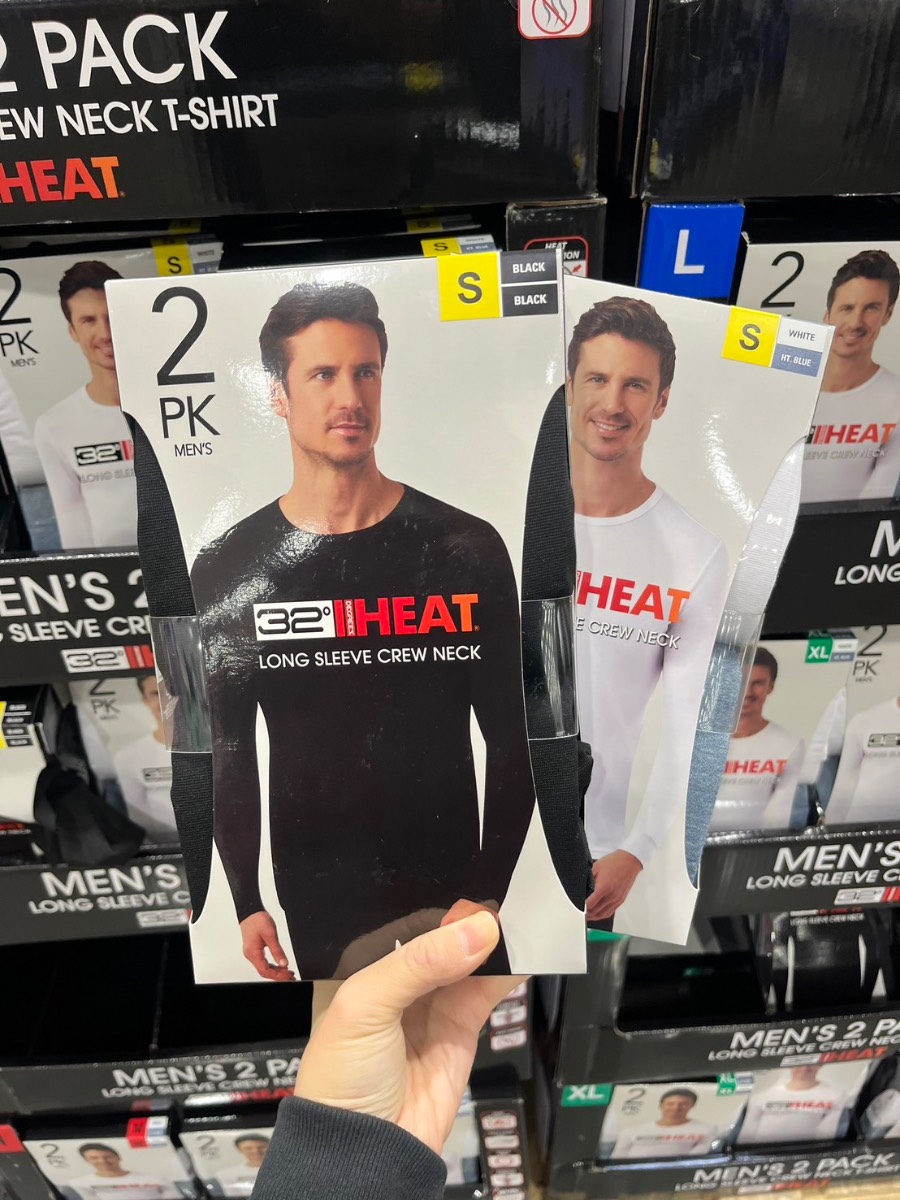 【32° HEAT 男女款發熱衣 2入組】