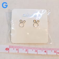 511-韓國925純銀耳環-G