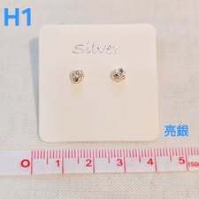 511-韓國925純銀耳環-H1