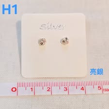 511-韓國925純銀耳環-H1