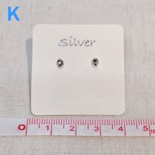 511-韓國925純銀耳環-K