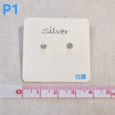 511-韓國925純銀耳環-P1
