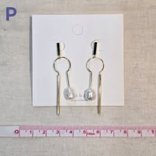 飾511-韓國流行飾品耳環(抗敏針)-P