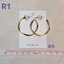 飾511-韓國流行飾品耳環(抗敏針)-R1
