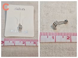 S511-韓國925耳扣式耳環(單支)-C