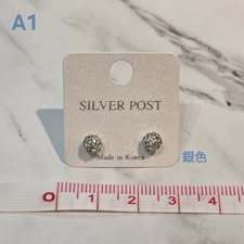 S512-質感高品純銀耳針耳環-A1
