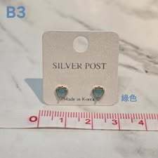 S512-質感高品純銀耳針耳環-B3