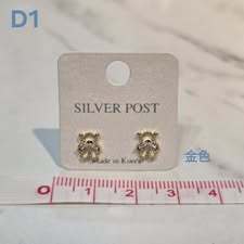 S512-質感高品純銀耳針耳環-D1