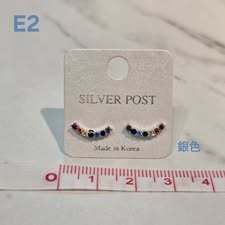 S512-質感高品純銀耳針耳環-E2