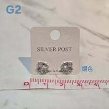 S512-質感高品純銀耳針耳環-G2