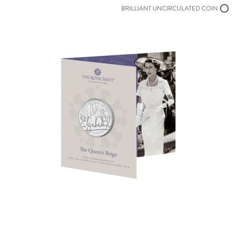 英國THE ROYAL MINT 女王慈善紀念幣（英聯邦） THE QUEEN'S REIGN THE COMMONWEALTH 2022