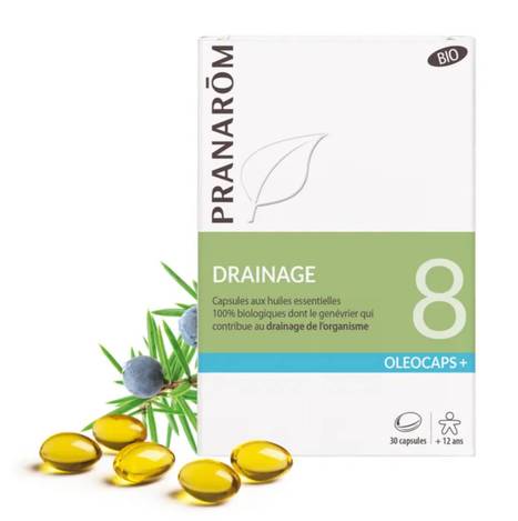 🇫🇷法國Pranarom普羅芳 OLEOCAPS 8號有機淨化天然精油膠囊 30顆