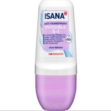 🇩🇪德國ISANA Antiperspirant Roll-On 五合一爽身止汗滾珠 50ml 