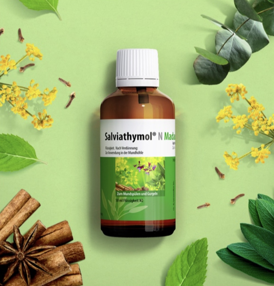 🇩🇪德國Salviathymol® N Madaus 天然草本濃縮漱口液 100ml 