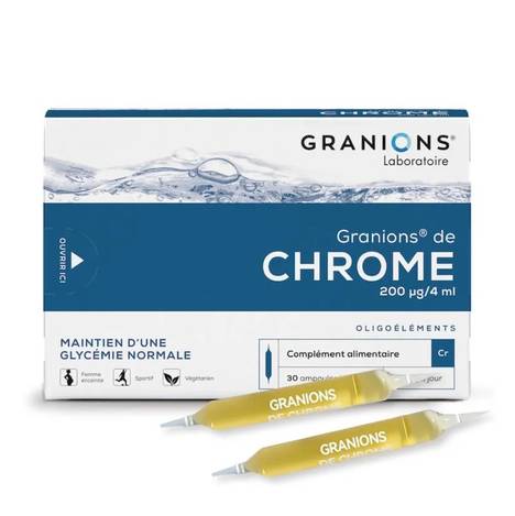 🇫🇷法國Granions 格藍寧 Chrome 碳糖阻斷加快代謝安瓶 4ml x 30