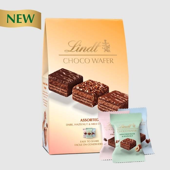 🇨🇭瑞士Lindt 瑞士蓮 新巧克力威化餅乾 (綜合/榛果) 