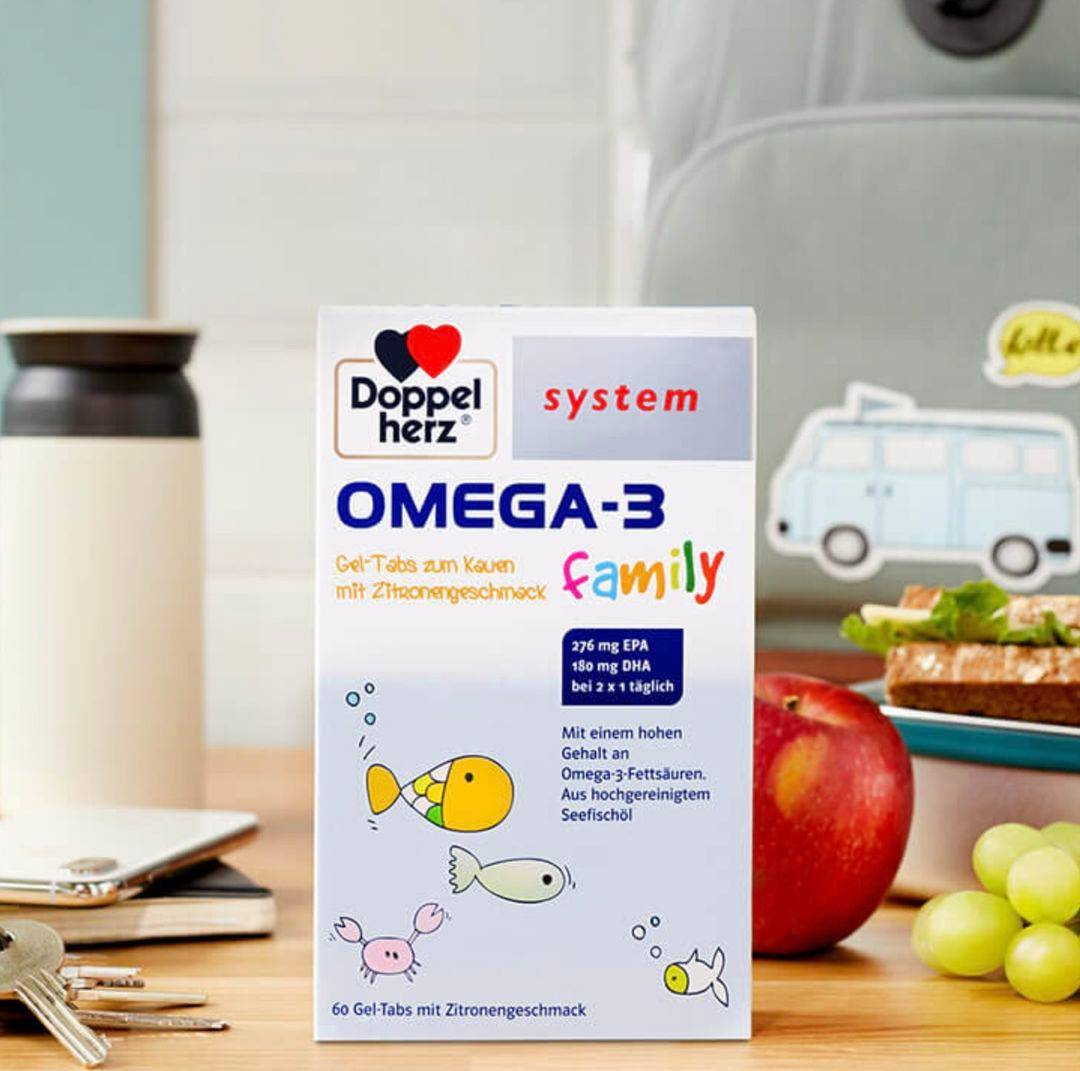 🇩🇪德國Doppelherz 多寶雙心 魚油軟糖兒童魚油 60錠