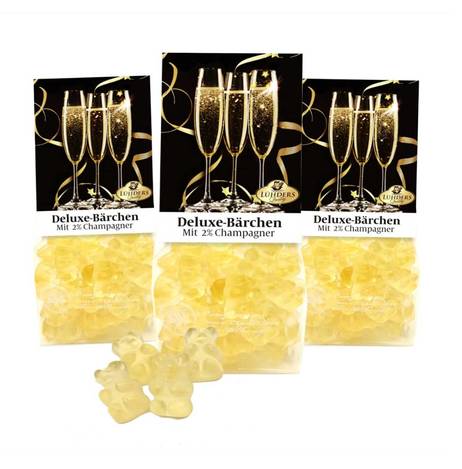 🇩🇪德國Luhders 2% Deluxe-Bärchen mit 2% 豪華香檳小熊軟糖 150g