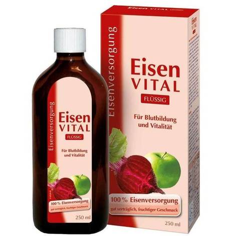 🇩🇪德國Hübner EISEN VITAL 甜根菜補鐵劑液 250ml 